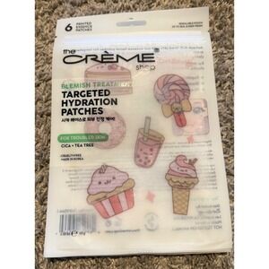 The Crème Shop Blemish Treatment Targeted Hydration Patches Cica Tea Tree 6ct